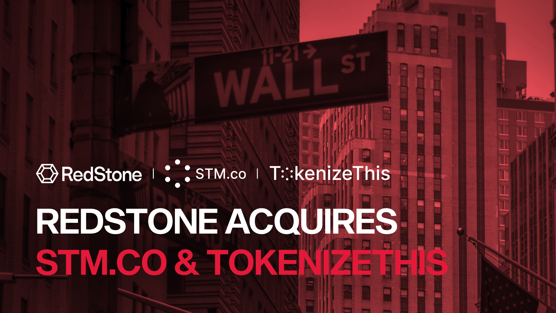 RedStone Acquires Security Token Market and TokenizeThis Conference