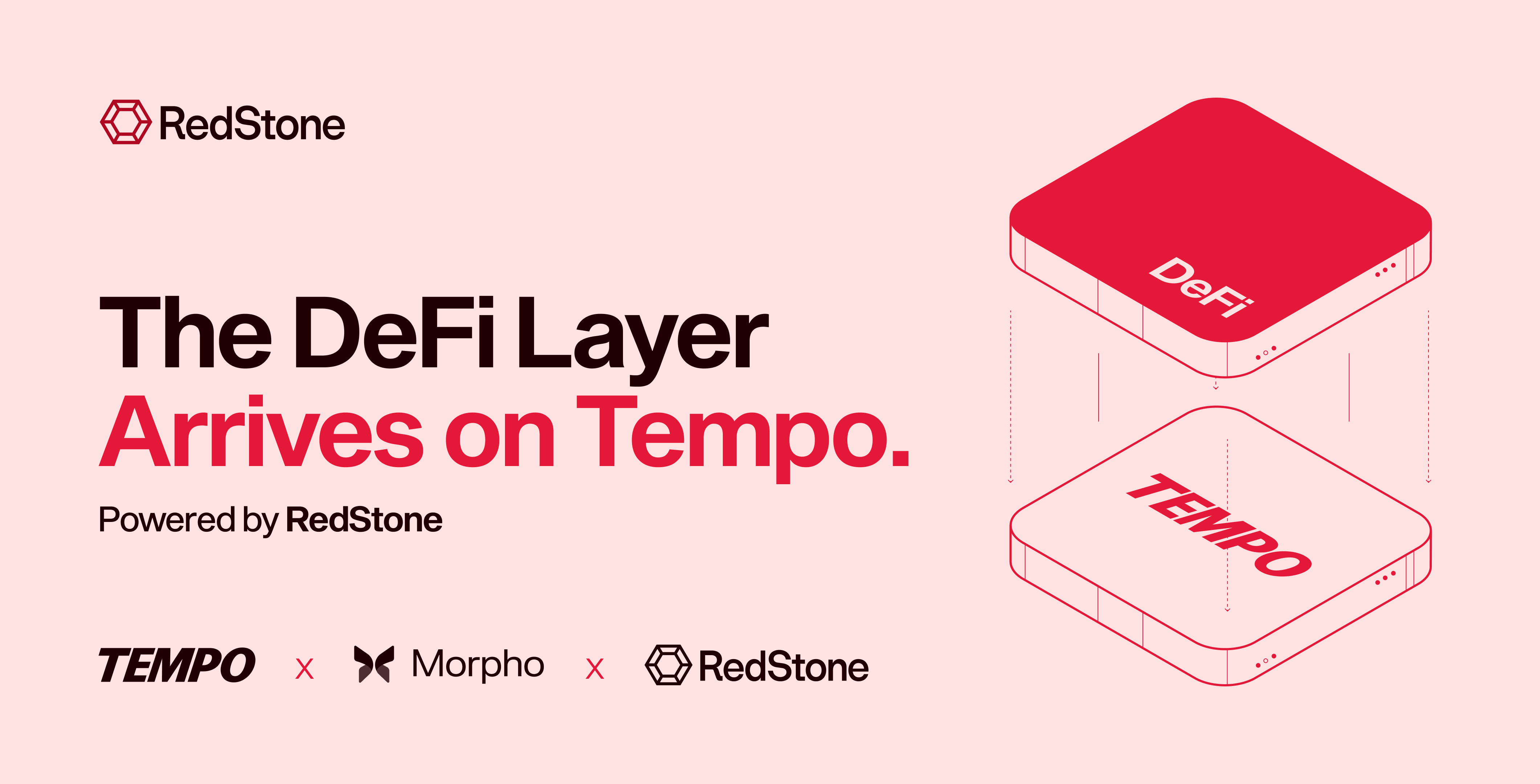 The DeFi Layer Arrives on Tempo. Powered by RedStone.