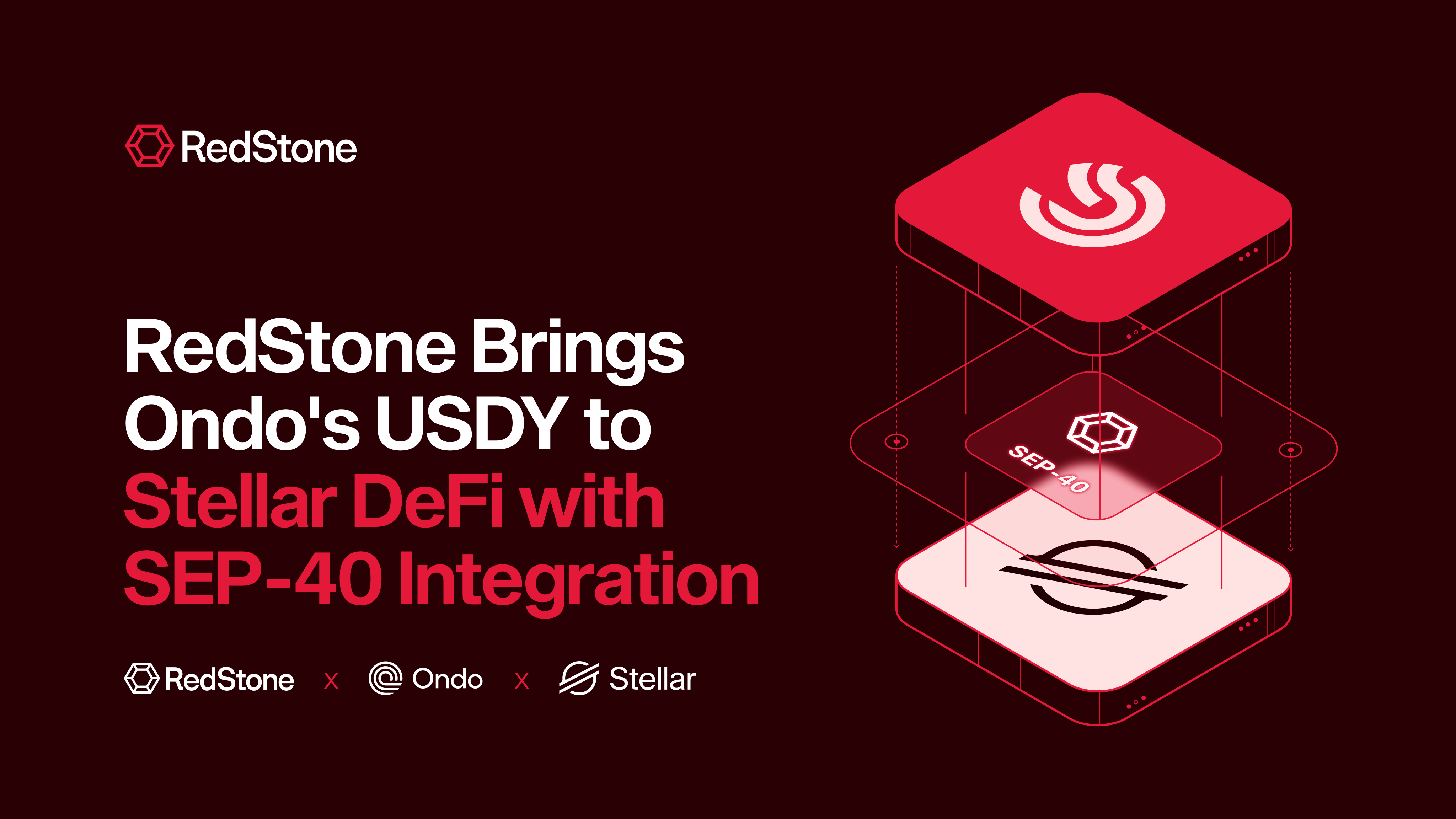 RedStone Brings Ondo’s USDY to Stellar DeFi with SEP-40 Integration