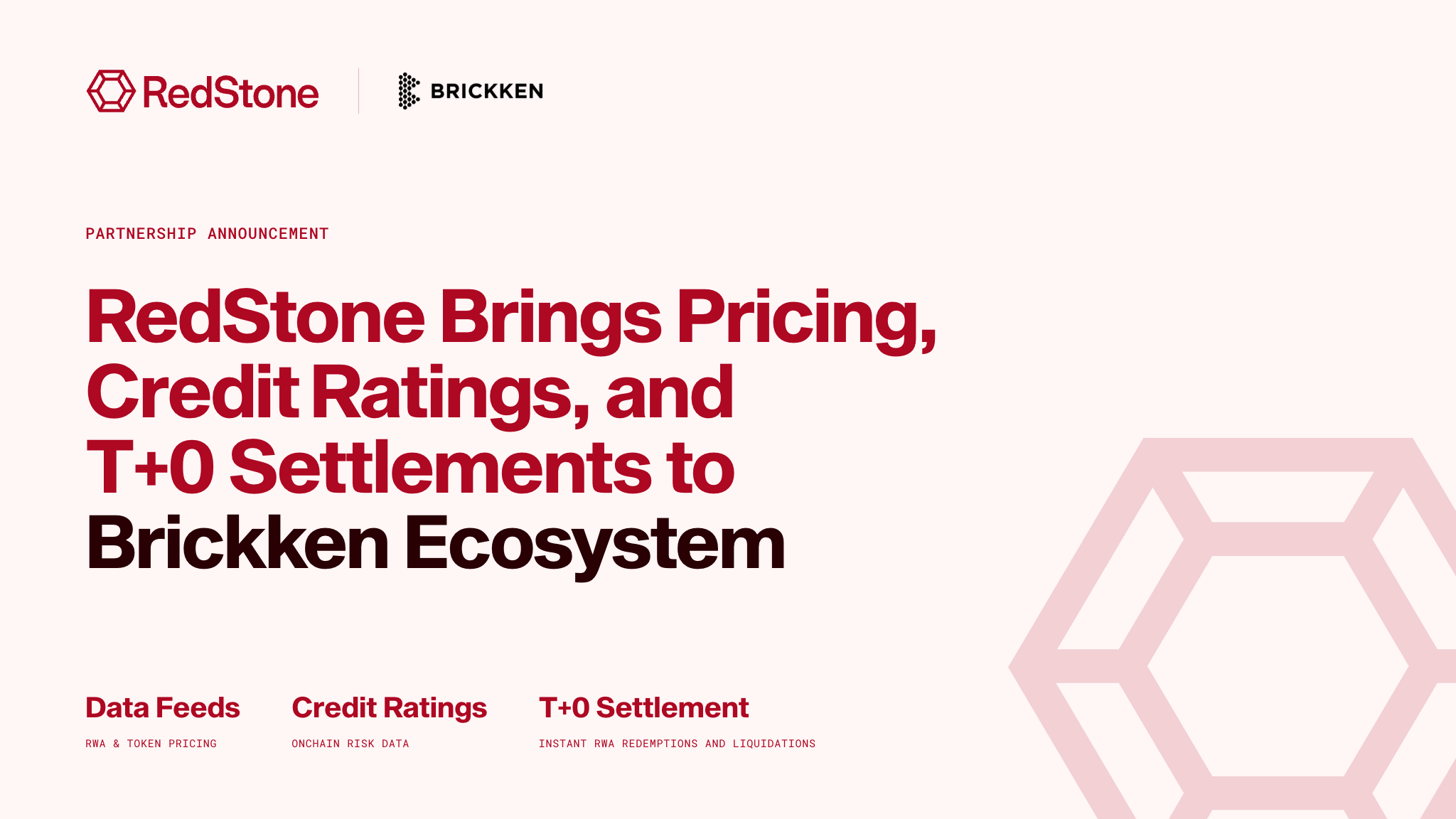 RedStone Brings Pricing, Credit Ratings, and T+0 Settlements to Brickken Ecosystem