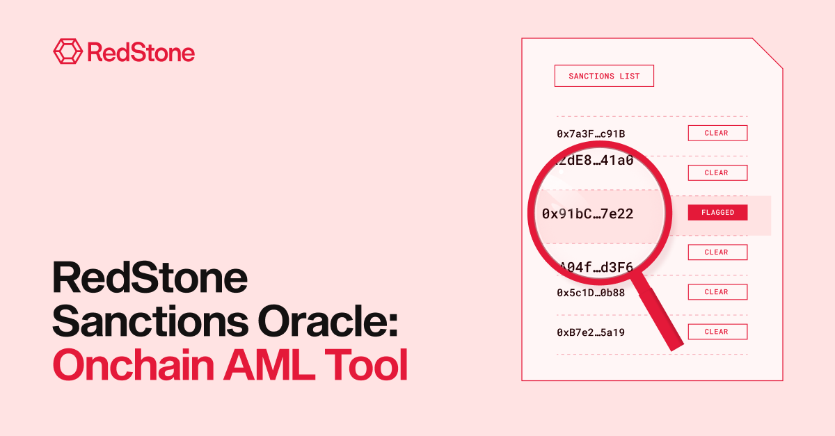 RedStone Launches Sanctions Oracle: Institutional AML Compliance Tool