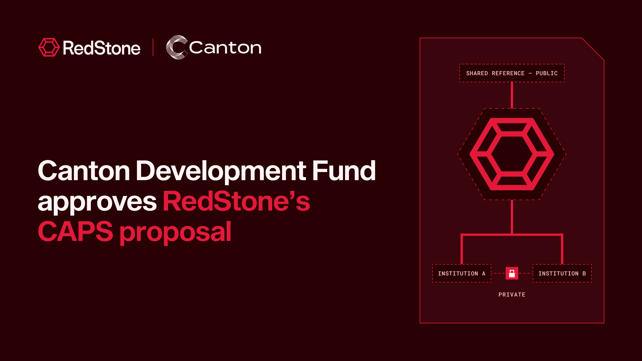 Canton Foundation Backs RedStone’s CAPS for Private Institutional Data